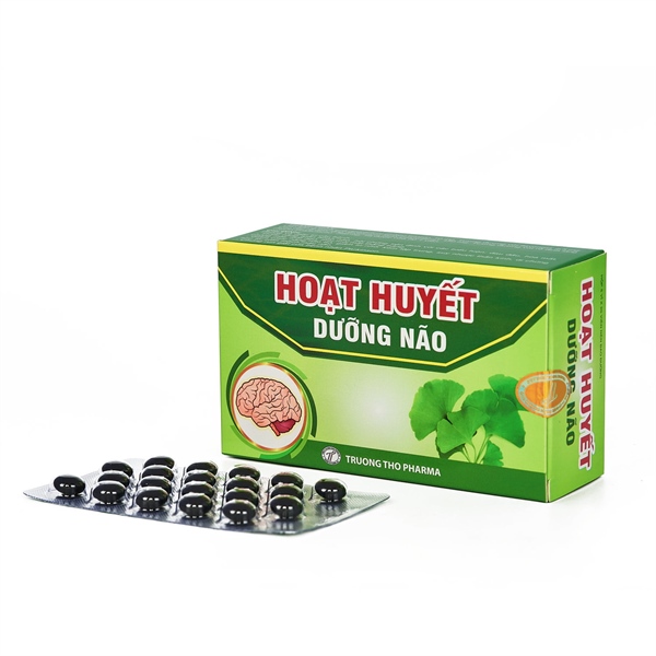 Hoạt huyết dưỡng não (H*5vỉ*20viên) (K*186h) - Trường thọ