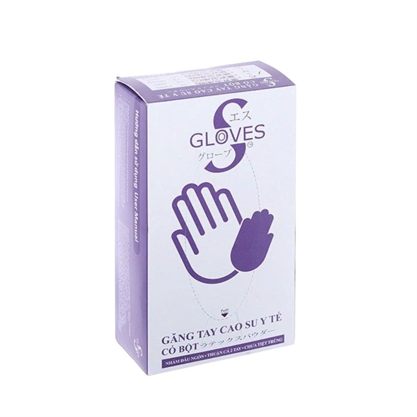 Găng tay cao su y tế có bột Latex Trustmed (K*10H*50đôi) - Thái Lan