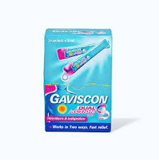 Gaviscon Dual action (Heartburn & Indigestion) (H*24gói*10ml) - Thái Lan (Mới)