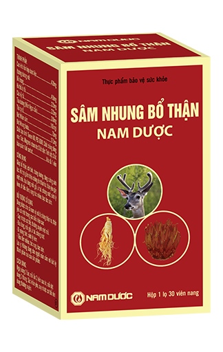 Sâm nhung bổ thận Nam dược (Lọ*30viên ) - ích Nhân (Bán điểm)