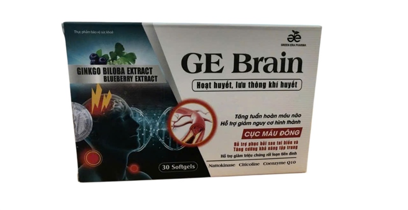 GE Brain (Hoạt huyết, lưu thông khí huyết) (H*3vỉ*10viên) - Oshii