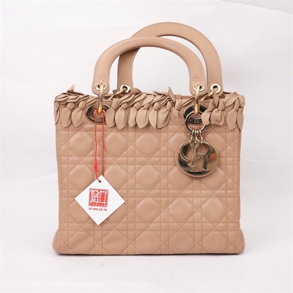 Túi Dior Lady nude (11-MA-0171) szM (HN) KG+
