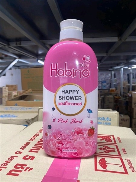 Sữa tắm habino màu hồng 1000ml T12