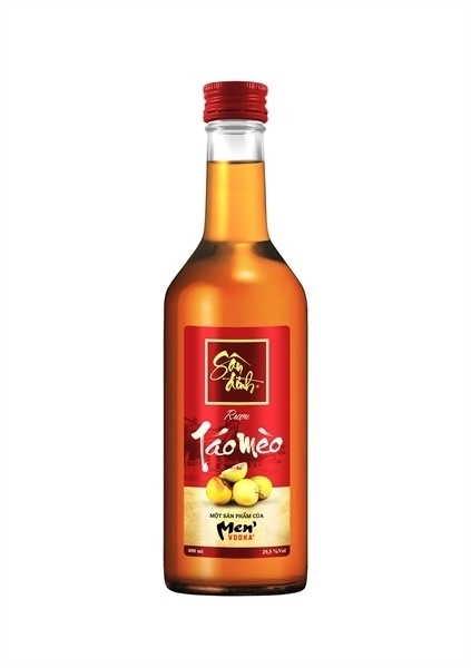 Rượu sân đình táo mèo 400ml 29,5% vol