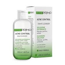 Gel rửa mặt giảm mụn (Acne Control 3 in 1 cleanser) 100ml - Italy