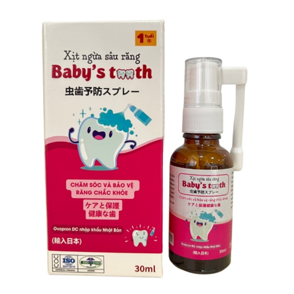 Baby's Tooth 30ml (Xịt ngừa sâu răng) - Kosna VN