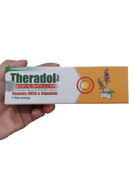 Gel nóng hỗ trợ giảm đau Theradol cổ - vai gáy - thắt lưng 30g - Dahago