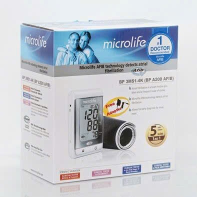 Huyết áp bắp tay BP 3MS1- 4k (BP A200 AFIB) - Microlife/Thụy Sỹ