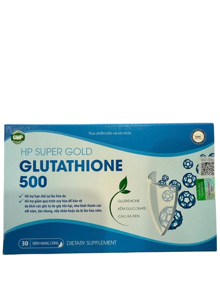 HP Super gold Glutathione 500 (Hộp 3 vỉ x 10 viên) - VN/OSHI