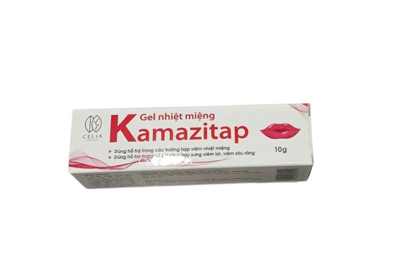 Gel nhiệt miệng Kamazitap 10g Celia 10g - SJK