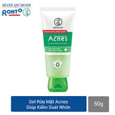 Gel rửa mặt kiểm soát nhờn (Acnes Oil control cleanser) 50g - Rohto/VN
