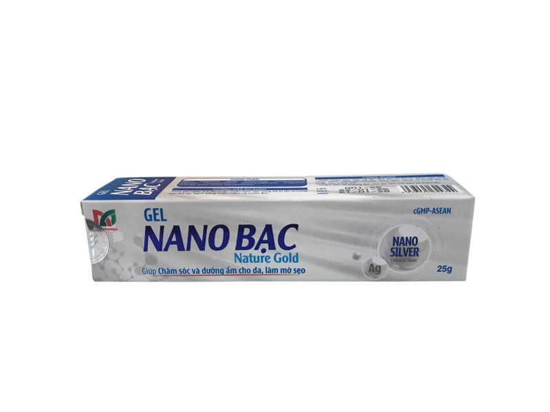 Gel nano bạc Nature gold 25g (Chắm sóc và làm ẩm cho da, làm mờ sẹo) - Natural Gold