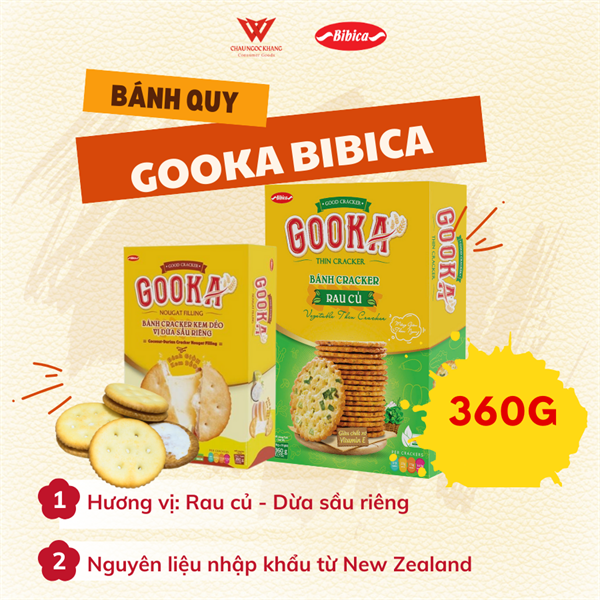 Bánh Gooka Bibica 360g*10
