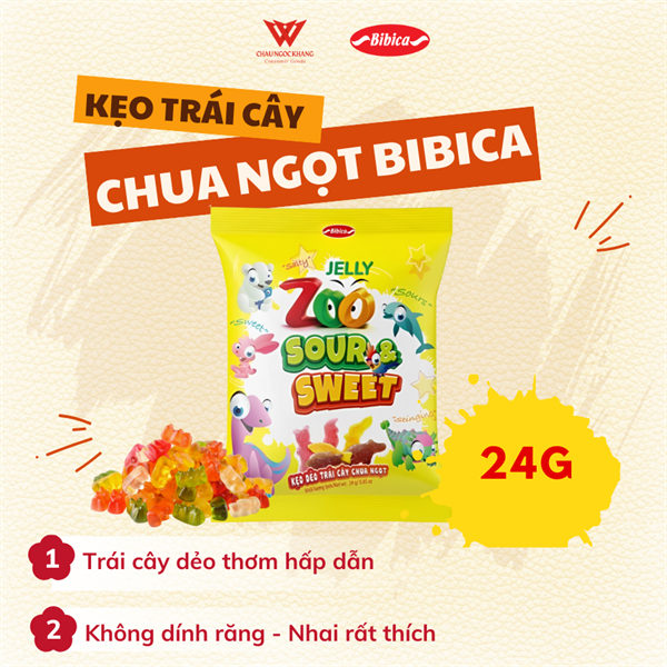 Kẹo Dẻo Zoo 24g*24