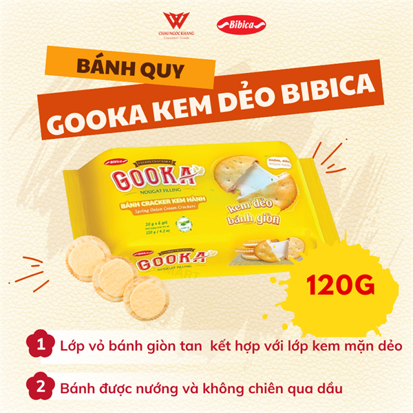 Bánh Gooka Kem Dẻo 120g/126g*20