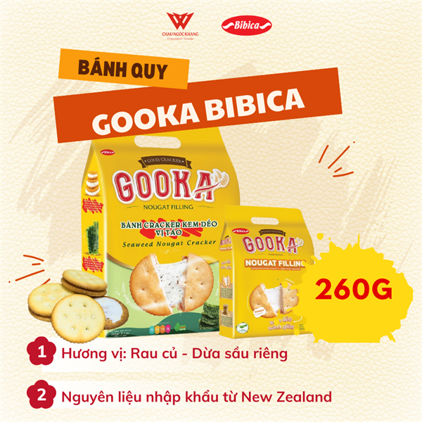 Bánh Gooka Bibica 260g*15