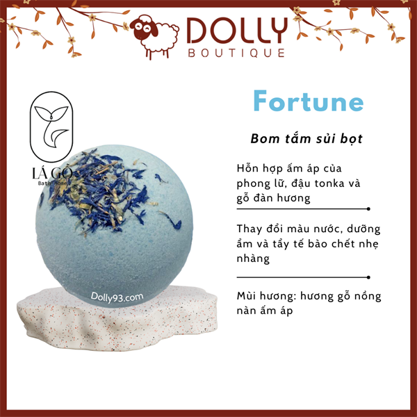 Viên Sủi Bồn Tắm Lago Fortune Bath Bomb 130g