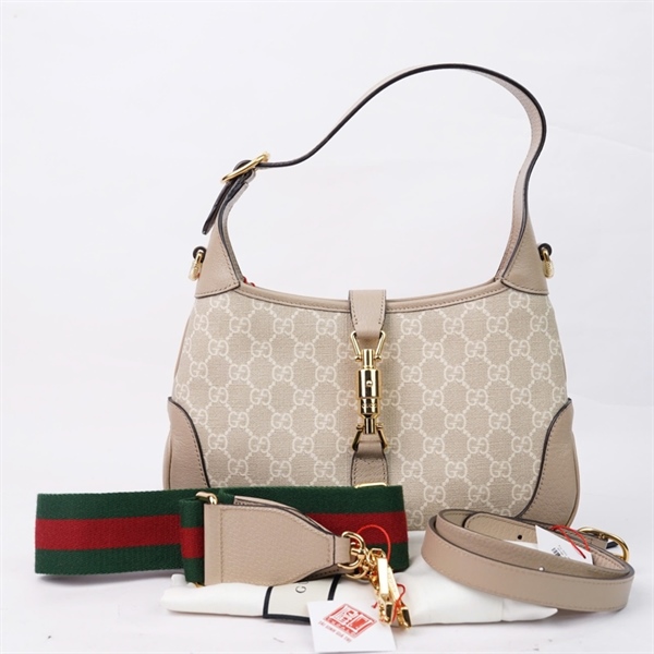 Túi GG Jackie 1961 nude 2 strap (D037765386) sz27 (HT)+