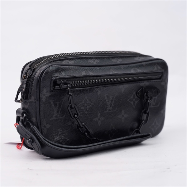 Túi LV Clutch hoa đen (SF0230) sz20 (TL) KG+