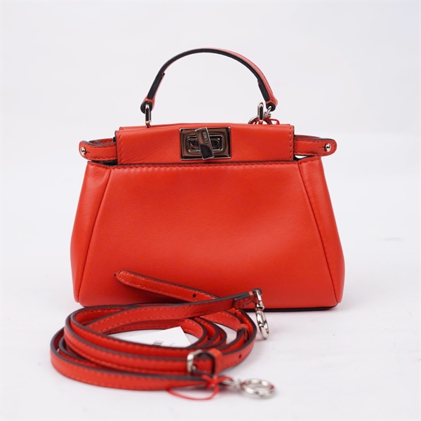 Túi Fendi đỏ cam sz15 (TL) KG+