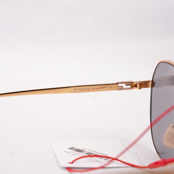 Kính Fendi đen viền vàng FF0451/F/S 001JO (62/18/145) (A-T) KG+