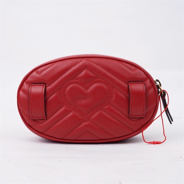 Túi GG Bumbag đỏ (476434-493075) sz17 (TL) KG+