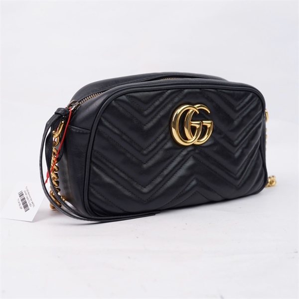 Túi GG Marmont đen (447632-204991) sz23 (TL) KG+