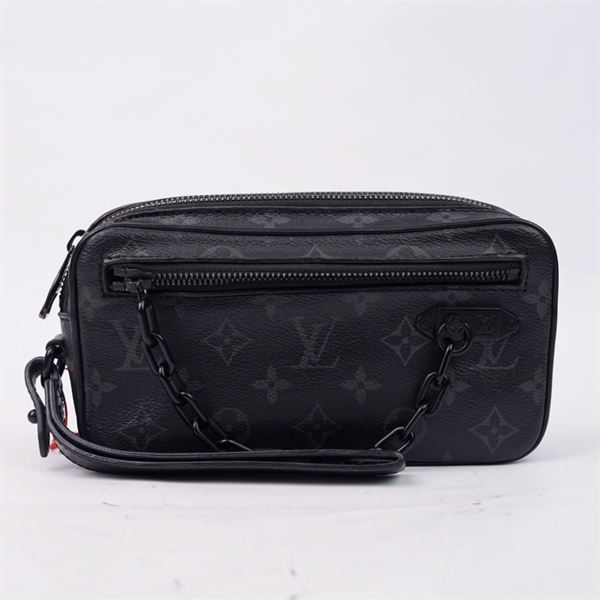 Túi LV Clutch hoa đen (SF0230) sz20 (TL) KG+