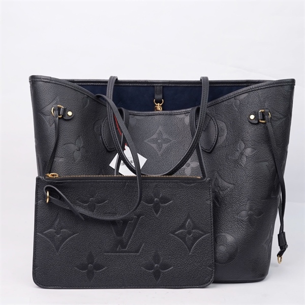 Túi LV Neverfull hoa đen kèm ví sz32 (HT)+