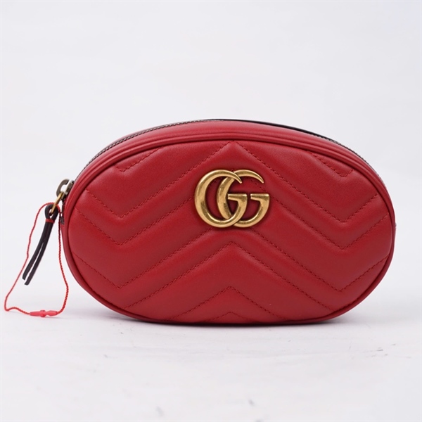 Túi GG Bumbag đỏ (476434-493075) sz17 (TL) KG+