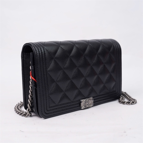 Túi Chanel Boy đen (TJH50H49) sz19 (TL) KG+