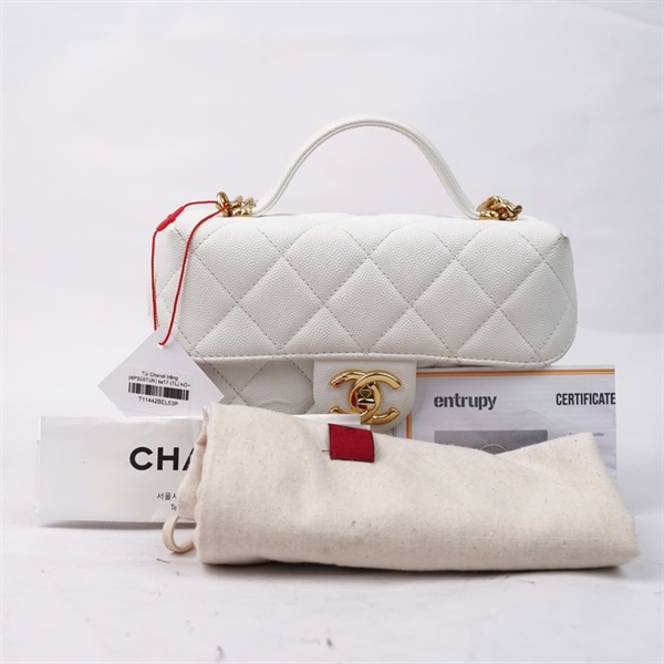 Túi Chanel trắng (KP3E0TUK) sz17 (TL) KG+
