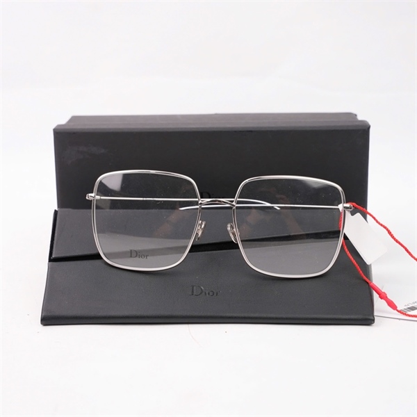 Kính Dior bạc mắt vuông 010 145 (A-T) KG+
