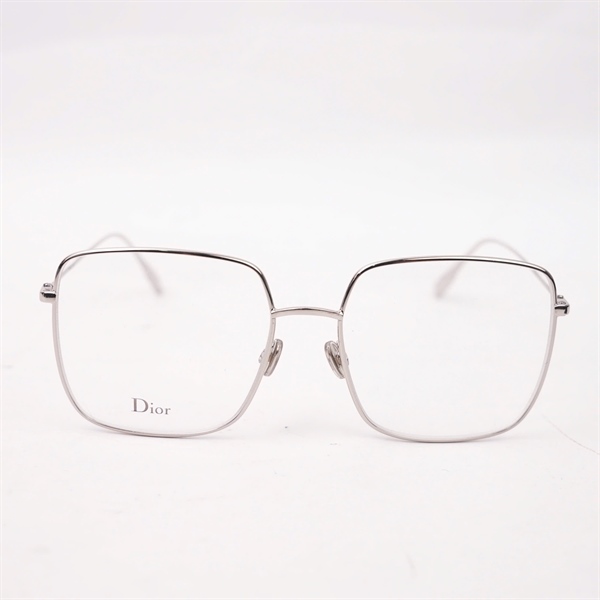 Kính Dior bạc mắt vuông 010 145 (A-T) KG+