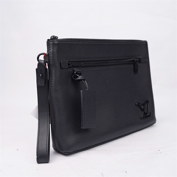 Túi LV Clutch đen sz28 (TL) KG+