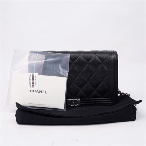 Túi Chanel Boy đen (TJH50H49) sz19 (TL) KG+