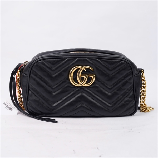 Túi GG Marmont đen (447632-204991) sz23 (TL) KG+