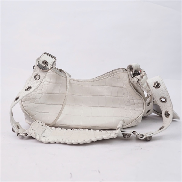 Túi Balenciaga trắng kèm ví (6713099016R52-8147) sz22 (TL) KG+