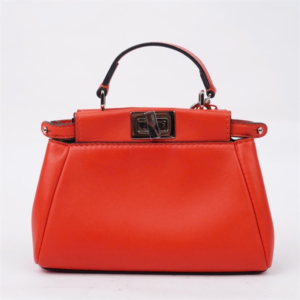 Túi Fendi đỏ cam sz15 (TL) KG+