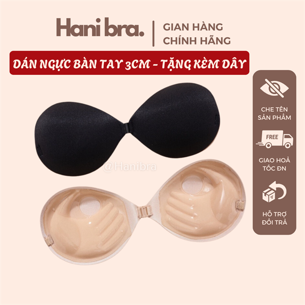 Áo dán ngực silicon cài trước giúp nâng ngực, chống tuột và tạo khe (tặng kèm dây)