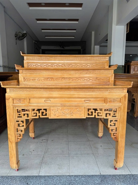 ÁN GIANG GỖ GÕ ĐỎ 3 TẦNG 1M54