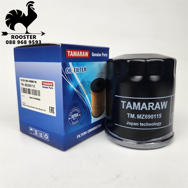 [Tamaraw] Lọc nhớt động cơ (Gas, lọc sắt) - Outlander, Attrage, Mirage, Xpander, Xforce, Grandis, Lancer, Jolie, Zinger, Pajero Sport(3.0), Morning, I10, Getz 1.1, Accent (Kappa), Soluto, Venue