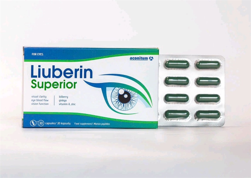 Liuberin Superior Hỗ trợ cải thiện thị lực (Hộp 2 vỉ x 15 viên)