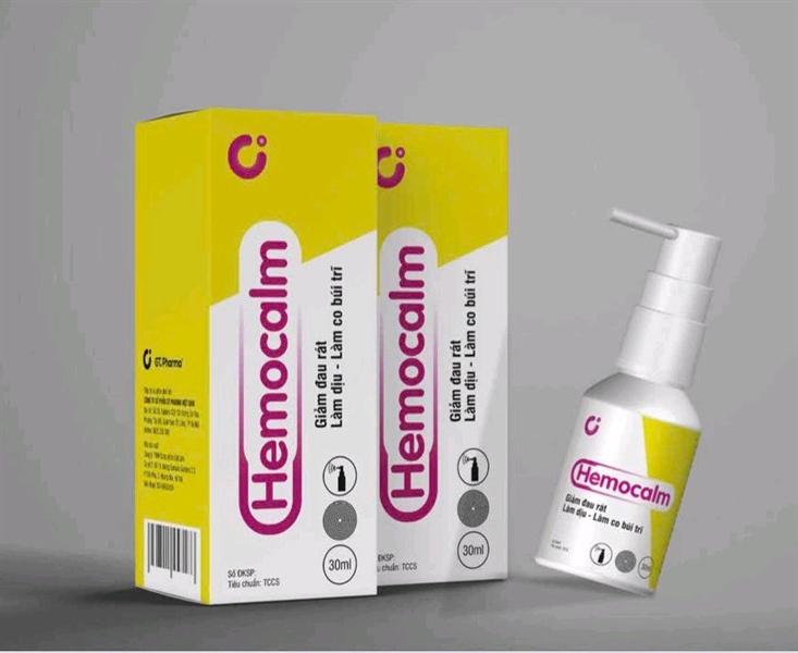 Xịt co búi trĩ Hemocalm (Tuýp 30ml) - VN