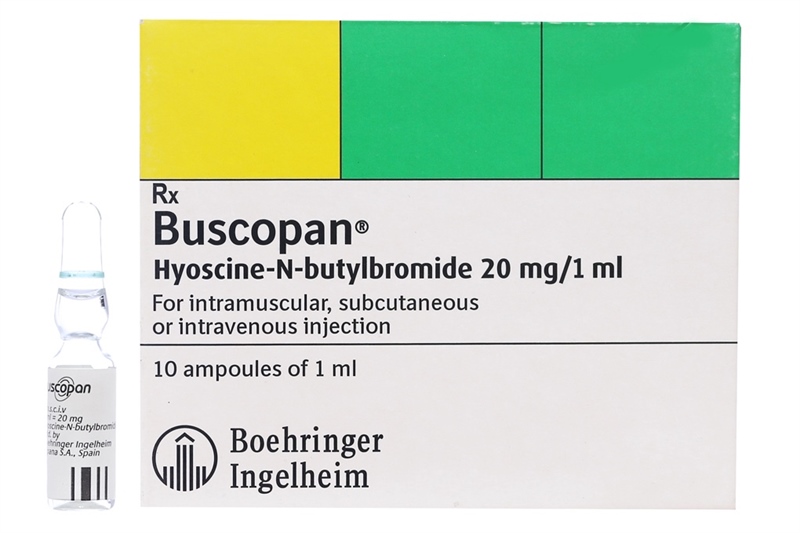 Buscopan 20mg/1ml (Frane) Thuốc giảm co thắt (H*10ống)