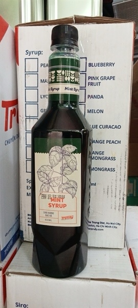 Siro Trendy Bạc Hà chai 830m