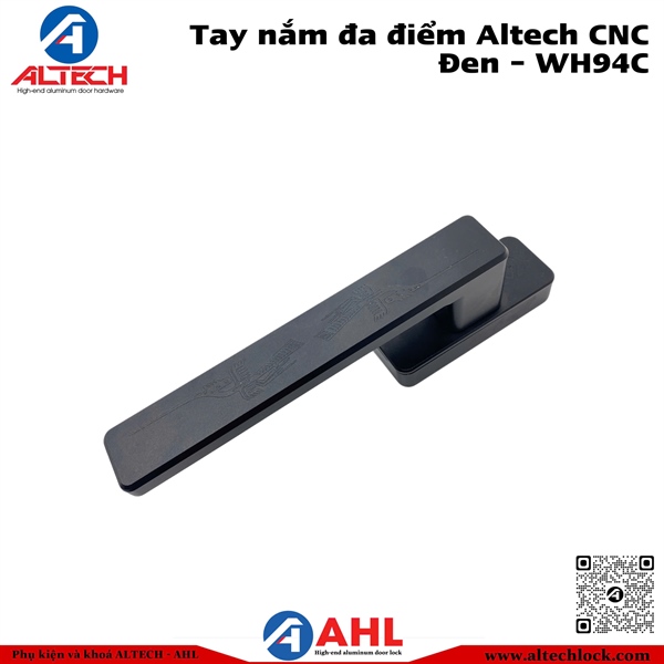 Tay nắm đa điểm Altech WH94C CNC - Đen (Anode)