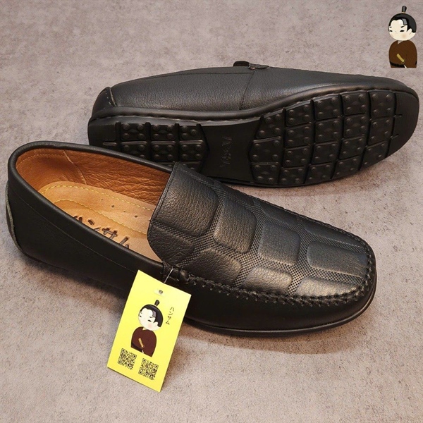 Hansamu Kai - Office Moccasin DGD09 Black
