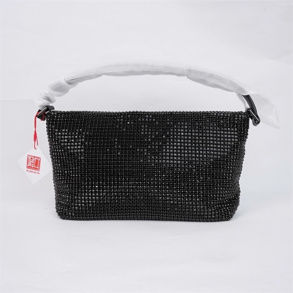 Túi Self-portrait đen đính đá sz28 (HN) KG+