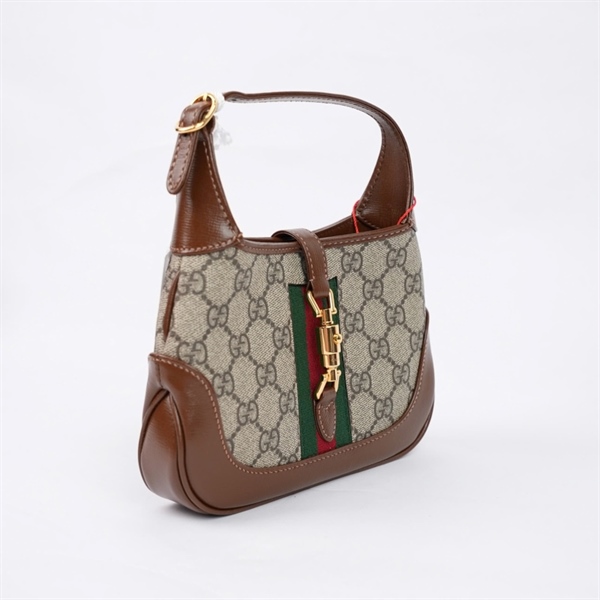 Túi GG Jackie 1961 xám (637092-493075) sz18 (TL) KG+